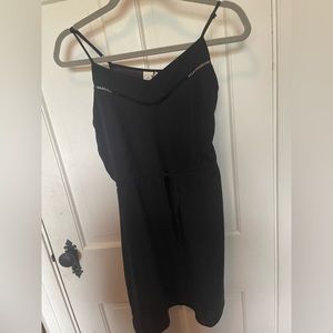 Paper Crane Short Black Dress